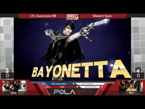CFL Smackdown 98 WiiU - Riot (Bayonetta) vs Mugi (Corrin) - Winners Semis