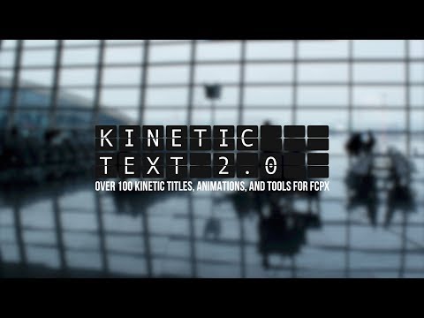 Kinetic Text Plugin for FCP X