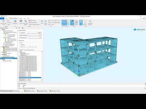How to use SOFiSTiK Design Elements 2 - Earthquake Analysis