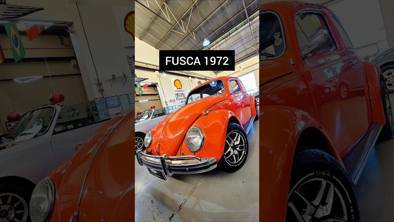 Fusca 1972 está apenas no início da montagem, e acabou de ganhar  as rodas Raw Weld Pentagon ✨️🤩