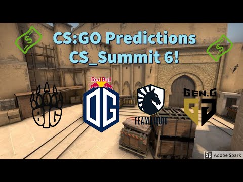CS Summit 6 - OG vs. Big, Liquid vs. GenG + Gambit Youngsters vs. Nordavind!