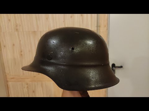 M42 BEADED LUFTSCHUTZ POLIZEI Stahlhelm German helmet Unboxing and Review (Special 1000 Subscribers)