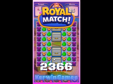 Royal Match Level 2366 - No Boosters Gameplay