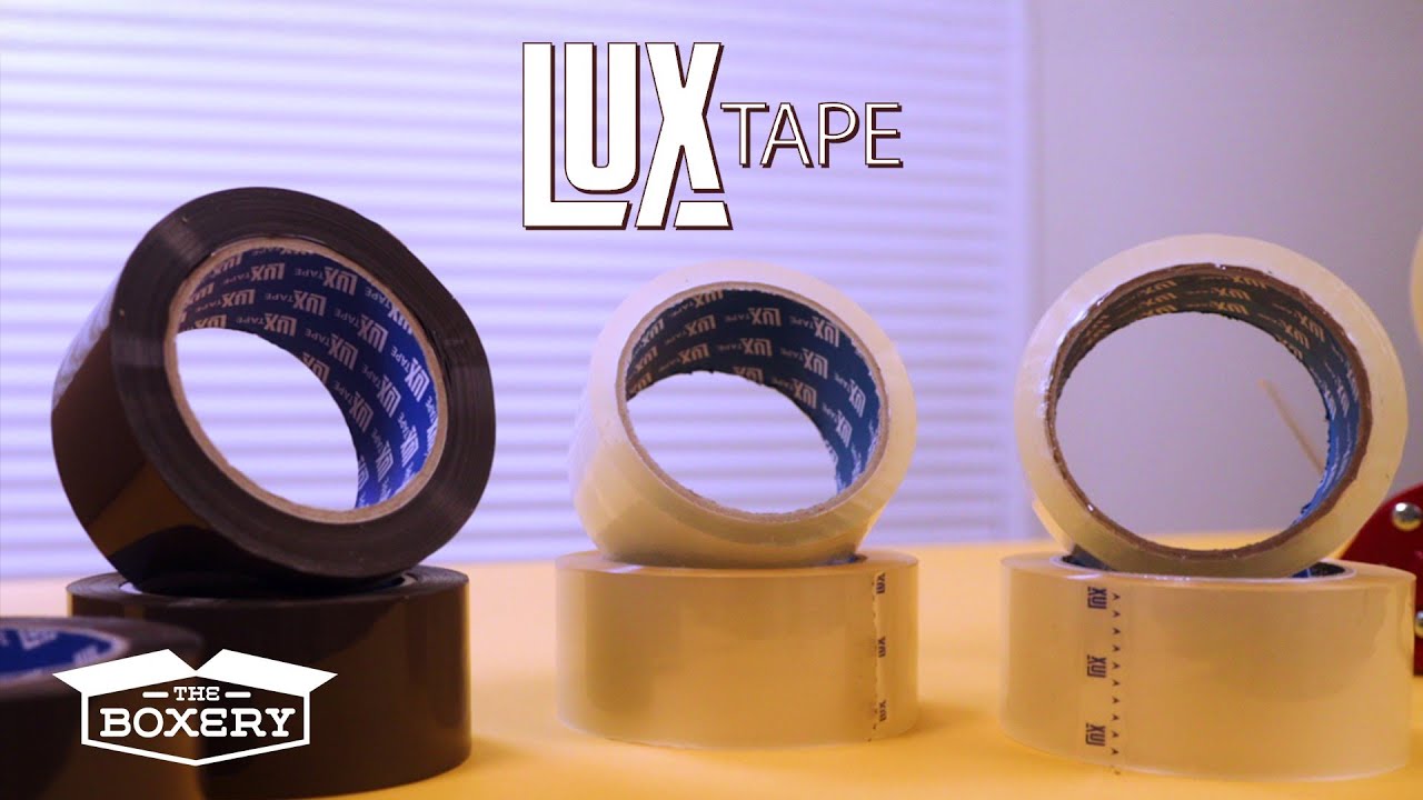Youtube Video LUX Packing Tape 3'' x 110 yds Clear