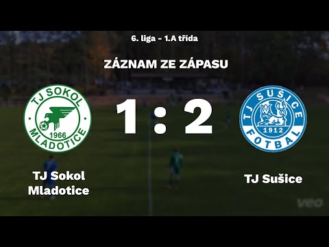 TJ Sokol Mladotice – TJ Sušice | Záznam ze zápasu | 19. 10. 2025 15:30