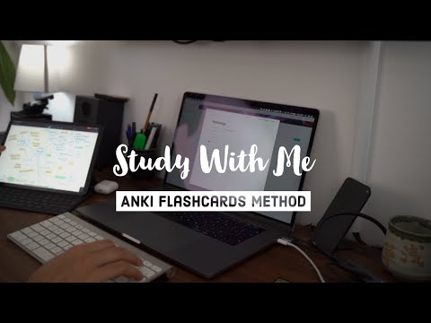 Study with Me + Anki Flashcard Method - Ali Abdaal Video