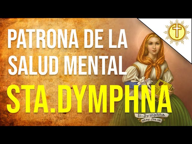 Vídeo relacionado con TEAMER Delicado Llavero con Medalla de Santa Dymphna Pendiente de la Santa Patrona del Estrés la Ansiedad y la Salud Mental Joyas de Protección con Amuletos Religiosos de Acero Inoxidable (Argento)