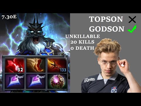 TOPSON ZEUS UNKILLABLE NEXT LEVEL PLAY - SEA SERVER | DOTA 2 GAMEPLAY