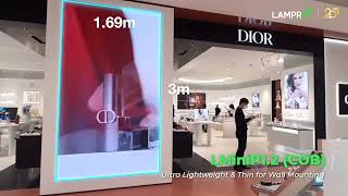 CASE STUDY - LMiniP1.2 (COB) at Dior Retail Store in Bangkok, Thailand