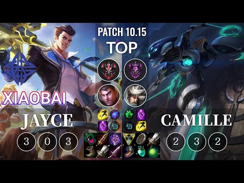ES Xiaobai Jayce vs Camille Top - KR Patch 10.15