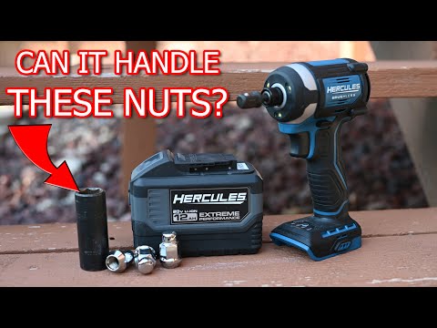 Hercules Brushless Impact Driver VS Lug Nuts
