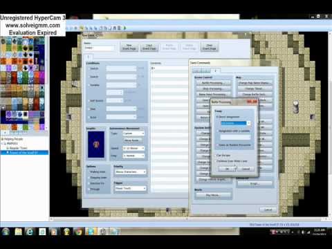 RPG MAKER VX ACE: ADVANCE TUTORIAL PART 1 (Real Time Enemies, Buying and cooking food)