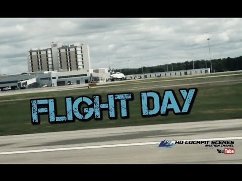 FLIGHT DAY - Bangor USA *** HD-Cockpit Scenes ***