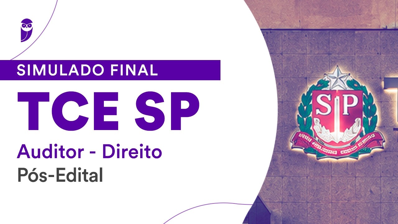 Simulado Final TCE SP - Auditor - Direito - Pós-Edital