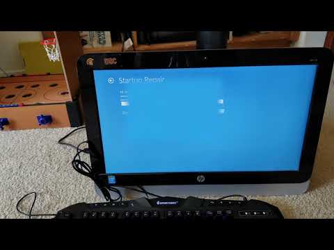 How To Restore HP All-In-One Windows PC Back To Factory Setting!