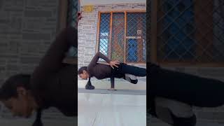 yoga with my cousin sister