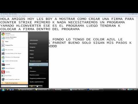como crear una firma para counter strike 1 6 nosteam