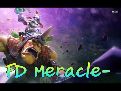 [Dota2] Team FD Meracle- Pro alchemist Top Rank MMR Game [ Meracle- Gameplay ]