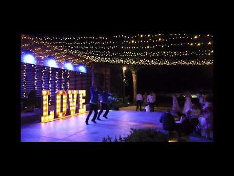 Greek dancing at a Wedding in cyprus