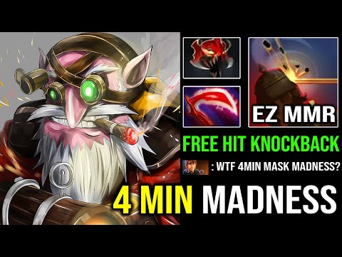 WTF 4Min Madness Mask Sniper | 100% Max Speed Free Hit Knockback with Desolator IMBA Hero Dota 2