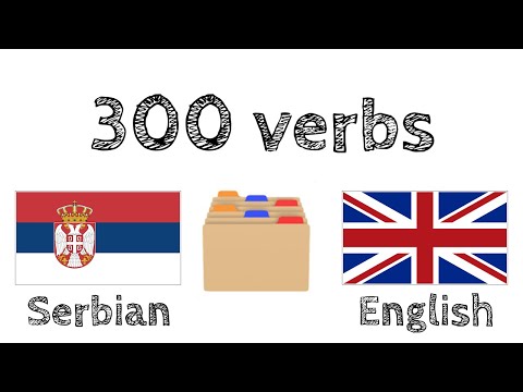 300 verbs + Reading and listening: - Serbian + English - (native speaker)