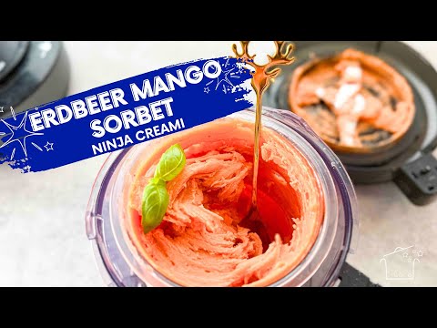 Erdbeer Mango Sorbet Ninja Creami Rezept 🍓🥭🍧