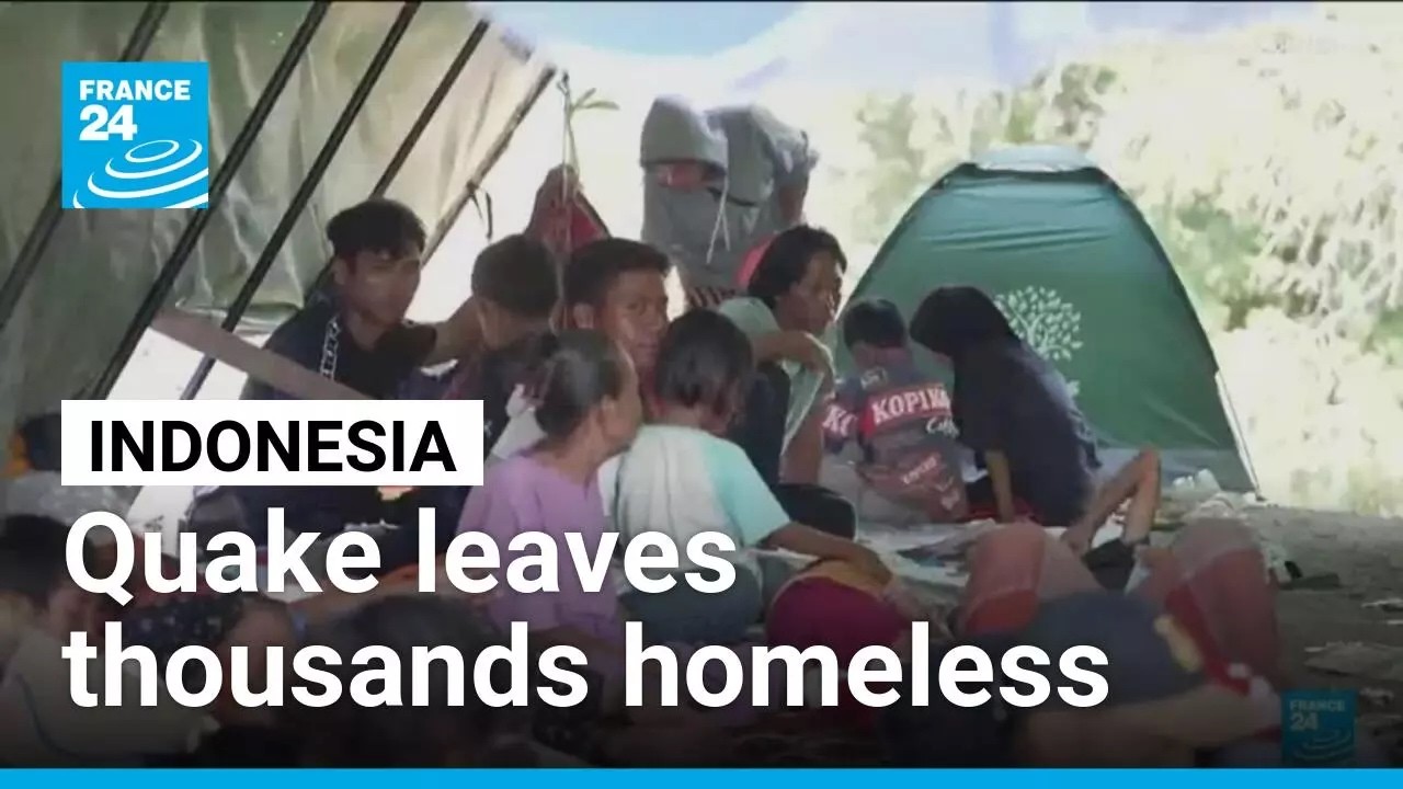 Indonesia earthquake leaves thousands homeless as rescue efforts continue • FRANCE 24 English