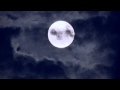 Full moon on cloudy night