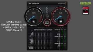 Video thumbnail for SanDisk 32GB EXTREME SDHC 45MB/s - Speed Test by Guru Project87