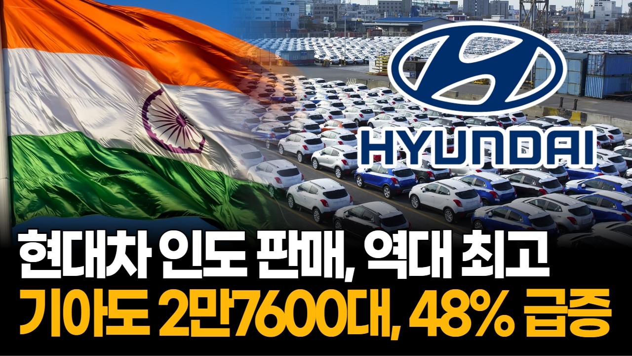 현대차 인도 판매 8만6710대, 한 달 만에 사상 최고 갈아치웠다