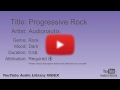 Progressive Rock Audionautix Rock Dark YouTube Audio Library BGM