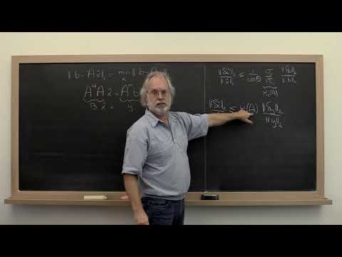 4.2.5 Amplification of error by the Method of Normal Equations