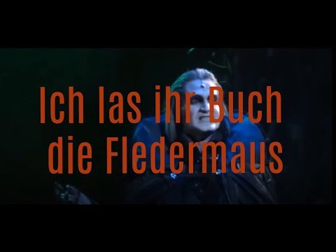16 Grafen Vergleich - Ich las ihr Buch die Fledermaus (vor dem Schloss) aus Tanz der v