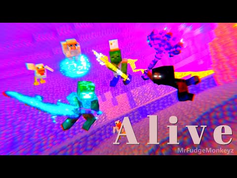 "Alive"♪[Neffex] AMV [Minecraft mrfudgemonkeyz Animation] [Music Video] Annoying Villager