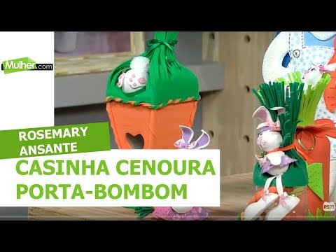 Casinha cenoura porta-bombom - Rosemary Ansante - 06/02/2019