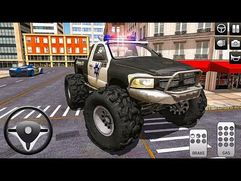 Police Monster Truck Stunts Driver 2021 - #3 Police Car Driving Simulator - Android Gameplay