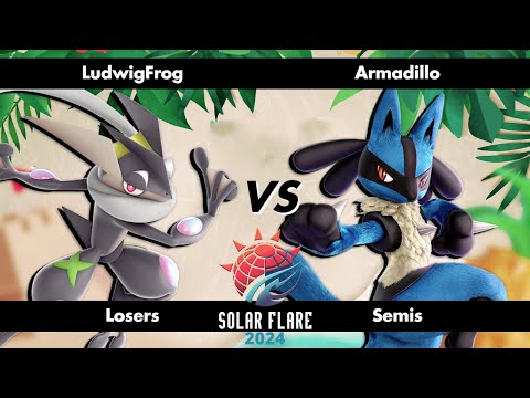 Solar Flare 2024 - LudwigFrog (Greninja) vs Armadillo (Lucario) - Ultimate Singles - Losers Semis