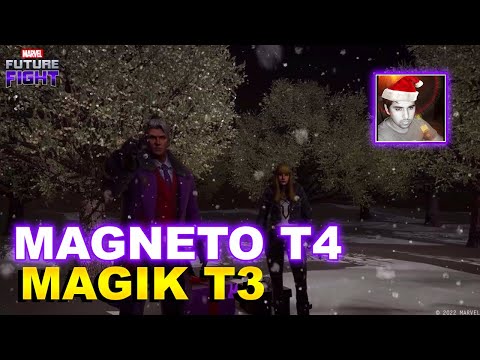 MAGNETO NAVIDEÑO T4 Y MAGIK NAVIDEÑA T3 - MARVEL FUTURE FIGHT