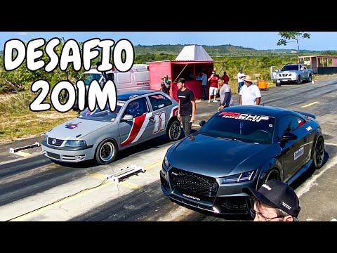 In search of a new record on the Cetrel track - 201m drag race.