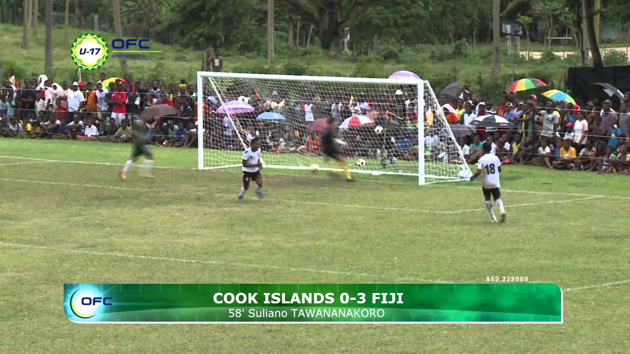 2013 OFC U-17 Championship / Day 5 / Cook Islands vs Fiji Highlights