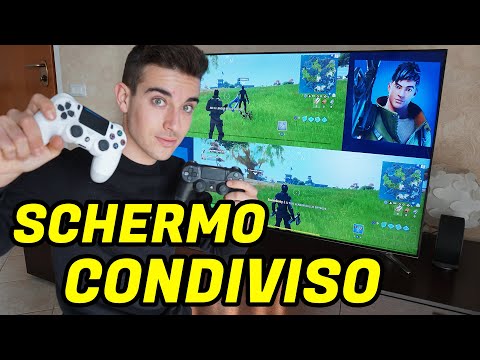 How to Play Fortnite with Two Players on the Same PS4 - How to Enable Split Screen in Fortnite