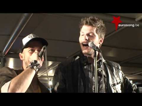 Greece Loucas Yiorkas ft Stereo Mike Live Performance Dutch Party Eurovision Düsseldorf 2011
