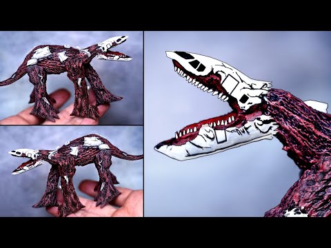 Making MUTATED AIRPLANE MONSTER Sculptures Timelapse The Infected Sky