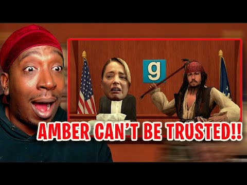 Reaction To Gmod Depprun - Amber Heard Johnny Depp Trial (Garry's Mod Deathrun)