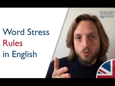 Word Stress Rules
