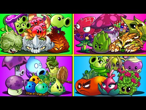 PVZ 2 All Plants 6 Team Tournament - Who Will Win? - Teams Plant Battlez