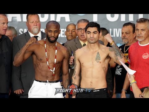 YORDENIS UGAS VS. CESAR BARRIONUEVO - FULL WEIGH IN & FACE OFF VIDEO