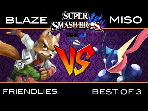 Blaze (Fox) VS Miso (Greninja) - Super Smash Bros. Wii U