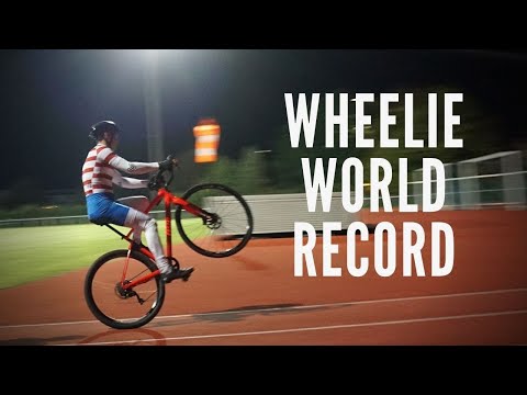 Wheelie World Record (Longest bicycle wheelie in one hour) 30,95 km - Offical Guinness World Record