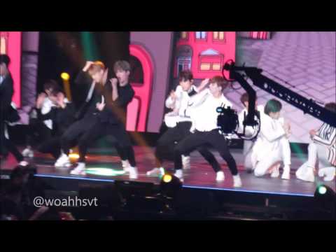 160624 KCON NY 2016 ~ Seventeen - Pretty U (ending)